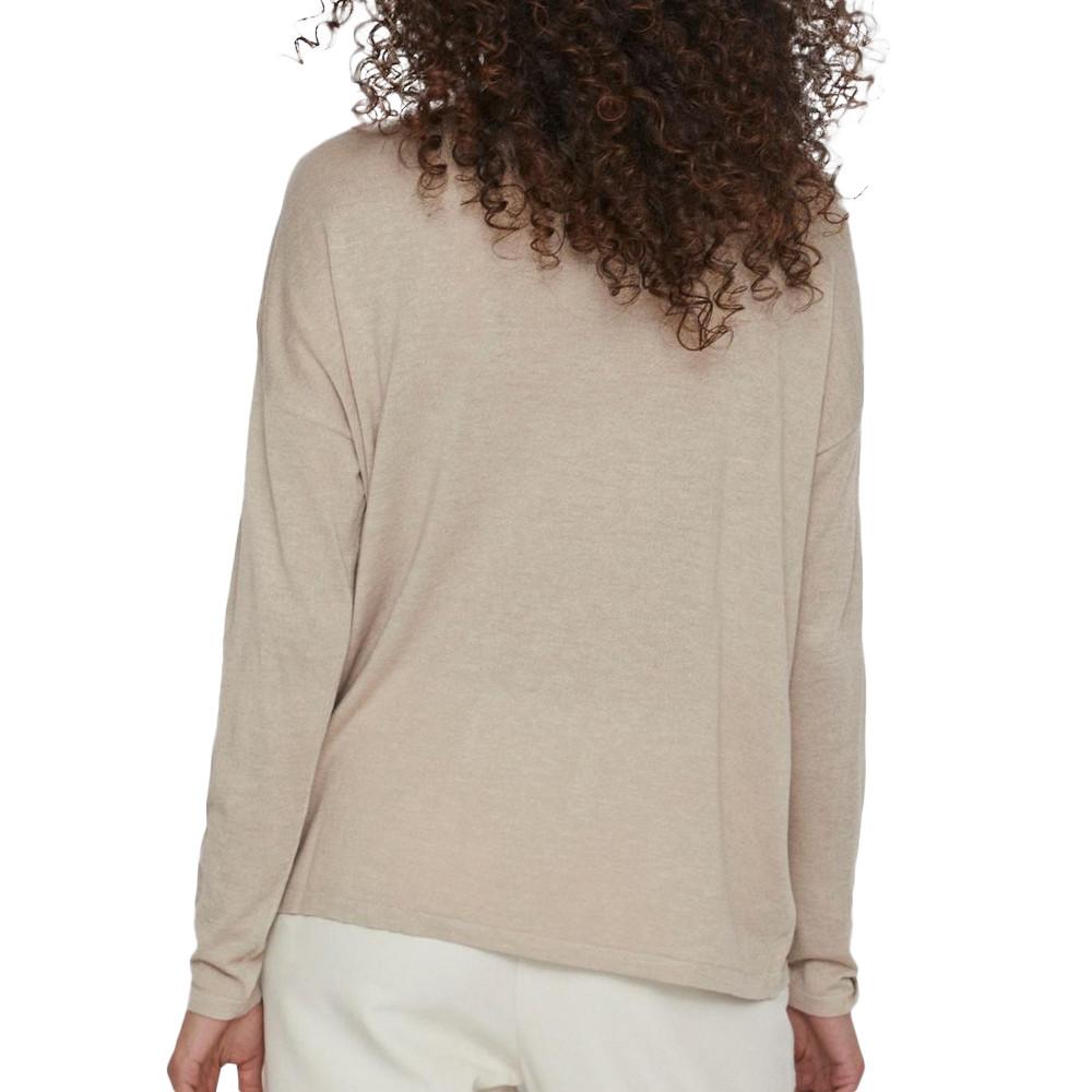 Pull Beige Femme Vila Bella vue 2
