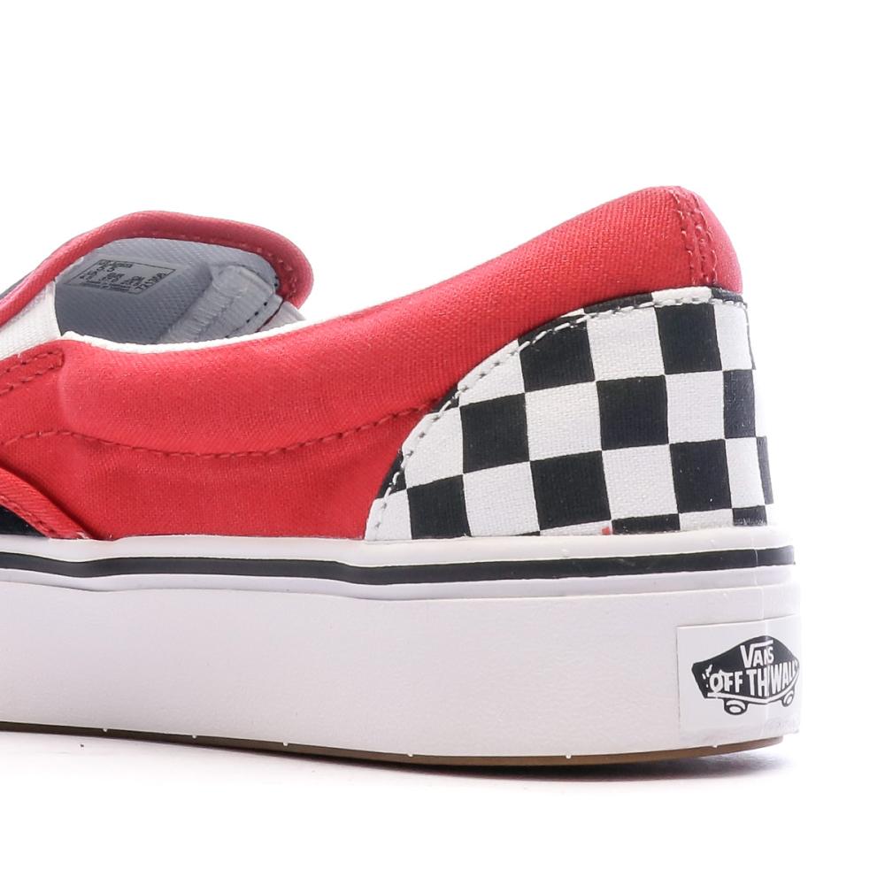 Baskets Rouge/Noir Enfant Vans Comfycush Slip-on vue 7