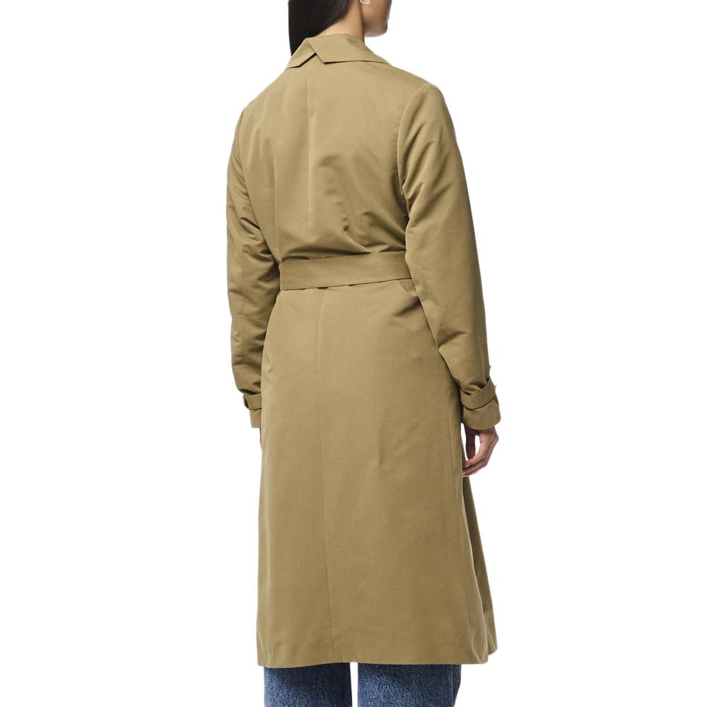 Trench Marron Femme Pieces Nova vue 2