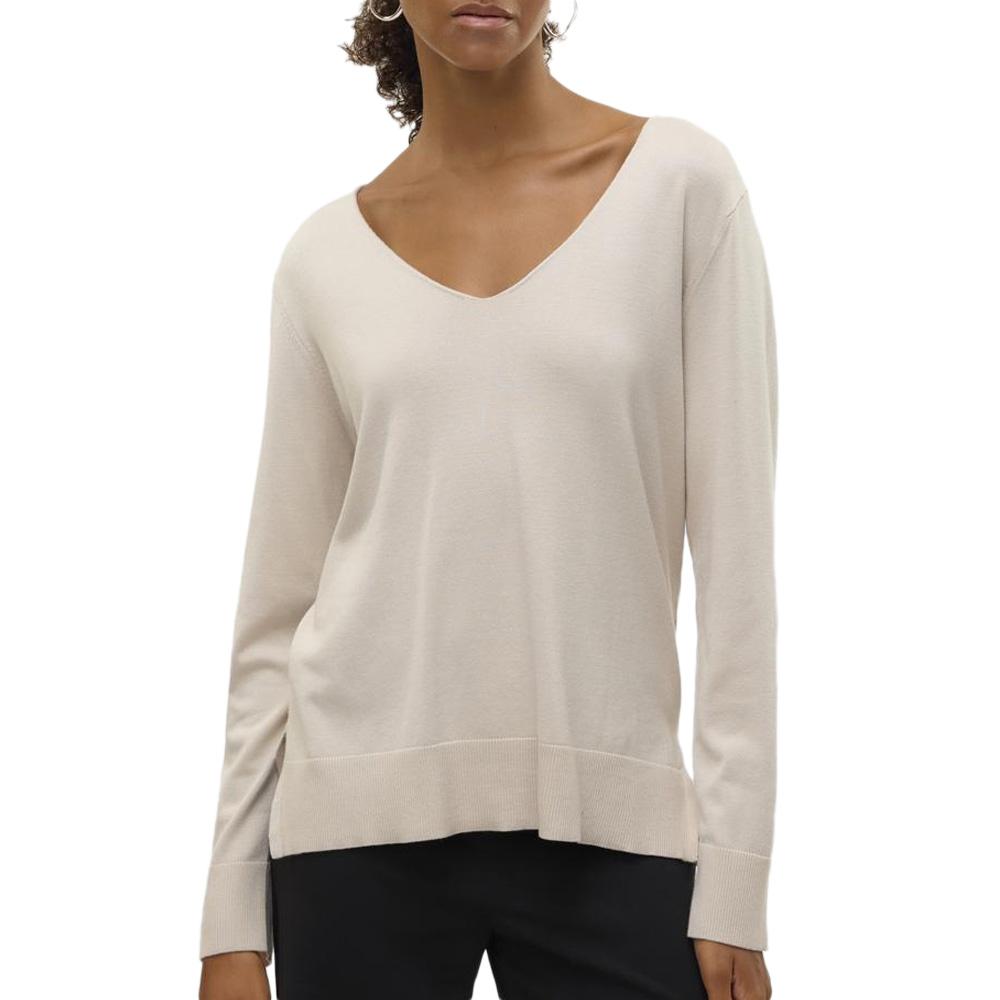 Pull Beige Femme Vero Moda Silje pas cher