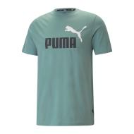 T-shirt Bleu/Vert Homme Puma Essential +2
