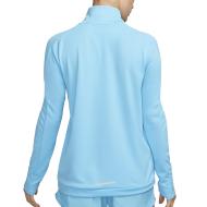 Pull 1/4 de zip Bleu Femme Nike Pacer vue 2