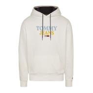 Sweat à capuche Ecru Homme Tommy Jeans Entry pas cher