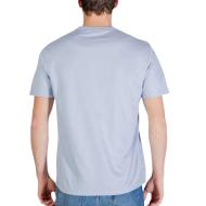 T-Shirt Bleu Homme Calvin Klein Jeans 30s Micro vue 2