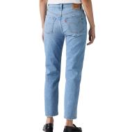 Levi's Original Cropped Indigo 501 Hellblaue Damenjeans Ansicht 2