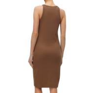 Robe Marron Femme Vero Moda Chloe vue 2