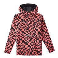 Manteau Noir/Rose Fille O'Neill Ridge Anorak pas cher