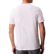 T-Shirt Blanc/Noir/Rouge Homme Calvin Klein Jeans LV04RD814G vue 2
