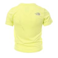 T-shirt Jaune Garçon The North Face Reaxion 2.0 vue 2