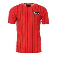 T-shirt Noir/Rouge Homme Supreme Grip SBARR