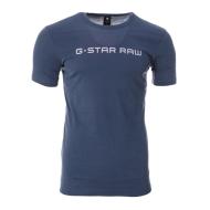 T-shirt Bleu Homme G-Star Raw GD25950 pas cher