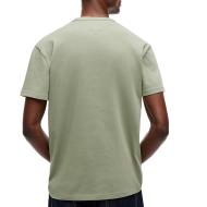 T-shirt Vert Homme Tommy Jeans Reg Badge DM0DM20322 vue 2
