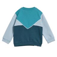 Survêtement Bleu Garçon Adidas Crew vue 2