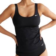 Haut de maillot de bain Noir Femme Nike Scoop pas cher