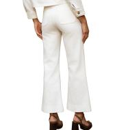 Jean Flare Blanc Femme Oraije Elenette 1 vue 2