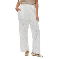 Pantalon Fluide Blanc Femme Vero Moda Mirina