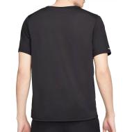 Maillot de sport Noir Homme Nike Miler Top vue 2