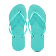 Tongs Turquoise Femme Havaianas Slim 1740 vue 3