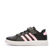 Baskets Noires/Roses Fille Adidas Grand Court 2.0 pas cher