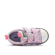 Baskets Rose Fille Converse All Star Hearts vue 4