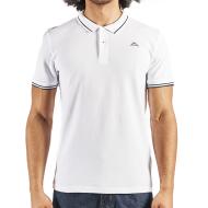 Polo Blanc Homme Kappa Ezio