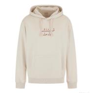 Sweat à Capuche Écru Homme Guess Embro pas cher