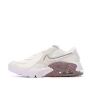 Baskets Écru/Violet Femme Nike Nike Air Max Excee pas cher