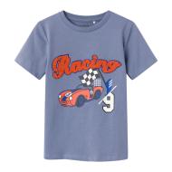 T-shirt Bleu Garçon Name it Henne pas cher