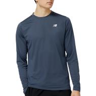 T-shirt Manches Longues Marine Homme New Balance Core pas cher