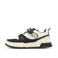 Baskets Blanches/Noires Garçon Lotto Basket Pescara pas cher