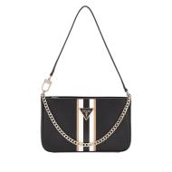 Sac à main Noir/Blanc Femme Guess Noelle pas cher