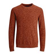 Pull Orange Homme Jack & Jones Tyler pas cher
