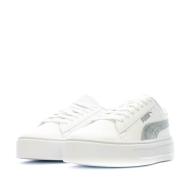Baskets Blanches/Argent Femme Puma Platform vue 6