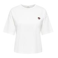 Camiseta blanca de mujer JDY Cally ver 3
