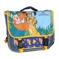 Cartable Bleu/Jaune Garçon/Fille Le roi lion