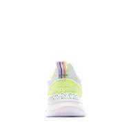 Baskets Blanches Filles Adidas Racer Tr21 K vue 3