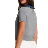 Polo Gris Femme Morgan MJANO vue 2