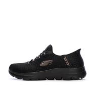 Basket Noir/Rose Femme Skechers Summits Classy Night pas cher