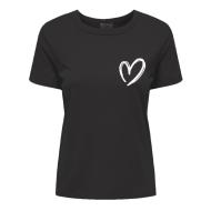 T-shirt Noir Femme JDY Paris