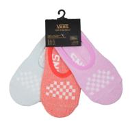 X3 Paires de Chaussettes Rose/Rouge/Bleu Fille Vans 721637 pas cher