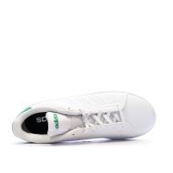 Baskets Blanches Mixte Adidas Advantage Base 2.0 J vue 3