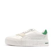 Baskets Blanches/Vertes Femme Puma Cali Court pas cher