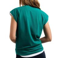 T-Shirt Vert Femme Pepe jeans Blooma vue 2