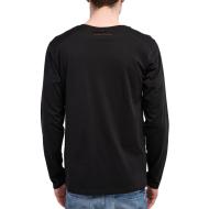T-Shirt Noir Homme Teddy Smith John vue 2