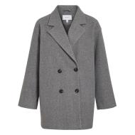 Manteau Gris Femme Vila Sakaya pas cher