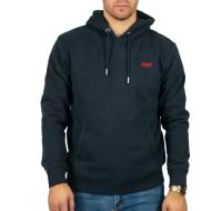 Sweat Marine/Rouge Homme Superdry Essential pas cher
