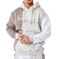 Sweat à Capuche Marron/Beige Homme Project X Paris 2322022