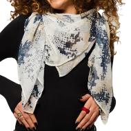 Foulard Kaki/Noir Femme Kaporal Velle pas cher