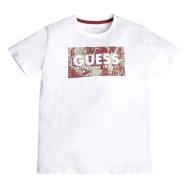 T-shirt Blanc Garçon Guess L3GI08 pas cher