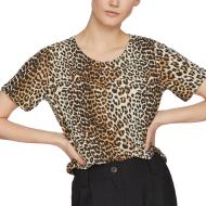 T-shirt Beige Léopard Femme Vila Mooney